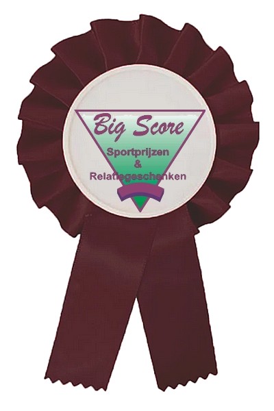 R 05 Jury Rozet Ø 8,5 L: 14,5 cm met optie Full-Colour logo Ø 50 mm